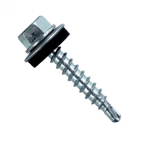 Саморез кровельный 5,5х19 с шайбой