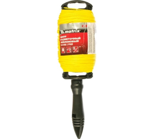 Шнур нейлоновый разметочный на катушке с ручкой D-1,5 мм 30м Matrix