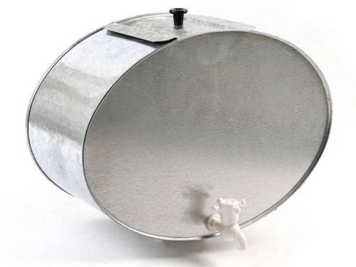 Умывальник оцинкованный 20л с краном и крышкой